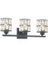 Gibson Large 3-light Bath Light Matte Black