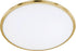 12"W Seattle LED Ceiling Light Brass-Matte