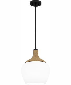 Quoizel Piccolo Pendant 1-light Mini Pendant Matte Black