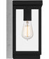 Ezra Small 1-light Outdoor Wall Light Earth Black