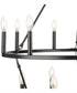 Gilliam 9-Light New Traditional Chandelier Matte Black