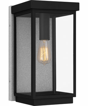 Ezra Medium 1-light Outdoor Wall Light Earth Black