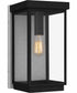 Ezra Medium 1-light Outdoor Wall Light Earth Black