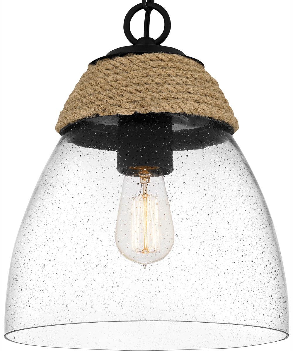 Quoizel Piccolo Pendant 1-light Mini Pendant Matte Black