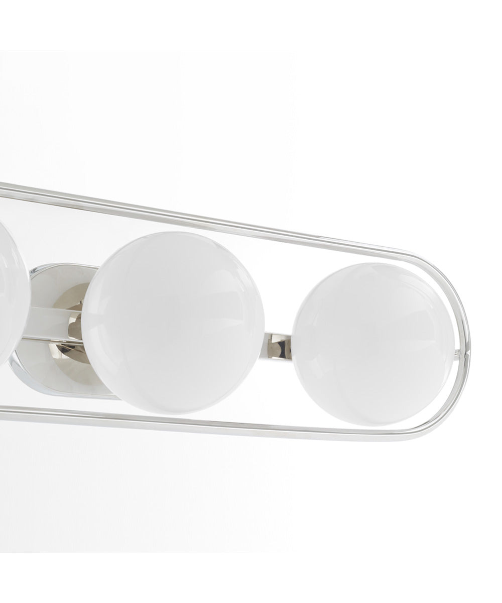 Belmont 3-light Bath Vanity Light Polished Nickel