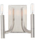 9"W Lyndon 2-Light Wall Sconce Satin Nickel