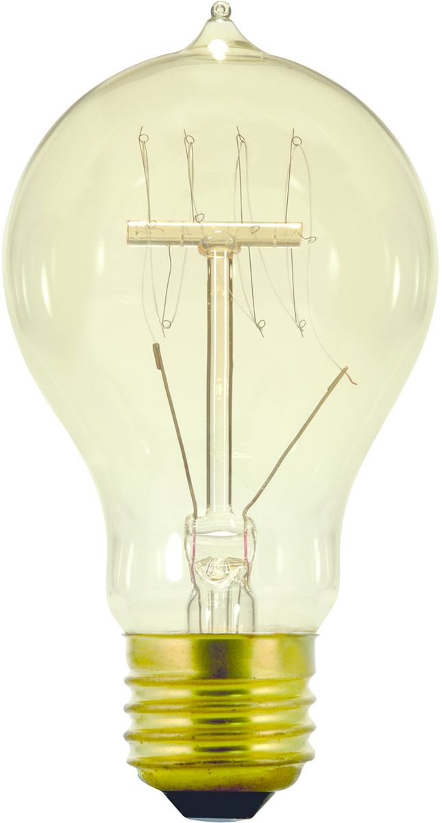 2"W Restoration-Style Incandescent Replacement Bulb  40 Watts Clear