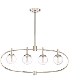 Piltz 4-Light Island Polished Nickel