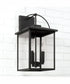 Bryson 3-Light Outdoor Wall-Lantern Rain or Shine - Black