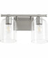 Tribute 2-light Bath Vanity Light Satin Nickel