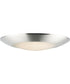 11"W Diverse Direct LED Flush Mount 3000K Non-T24 Satin Nickel