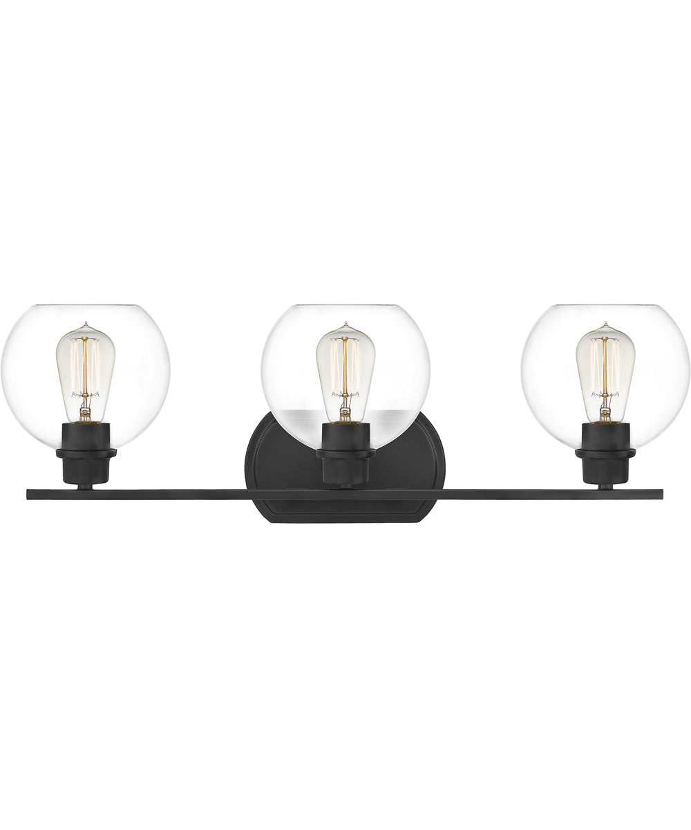 Pruitt Large 3-light Bath Light Matte Black