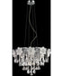 Daisy 8-Light Pendant Chrome/Flower/Crystals