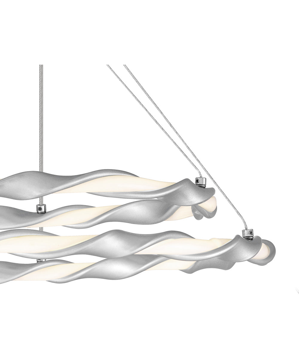 Finale  Semi Flush Mount Dipped Silver