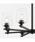 Veno 8-light Chandelier Matte Black