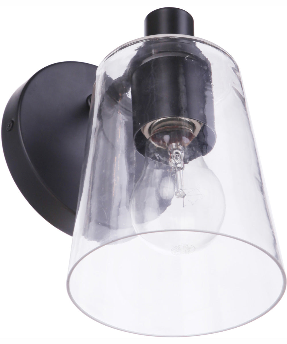 Emilio 1-Light Wall Sconce Flat Black