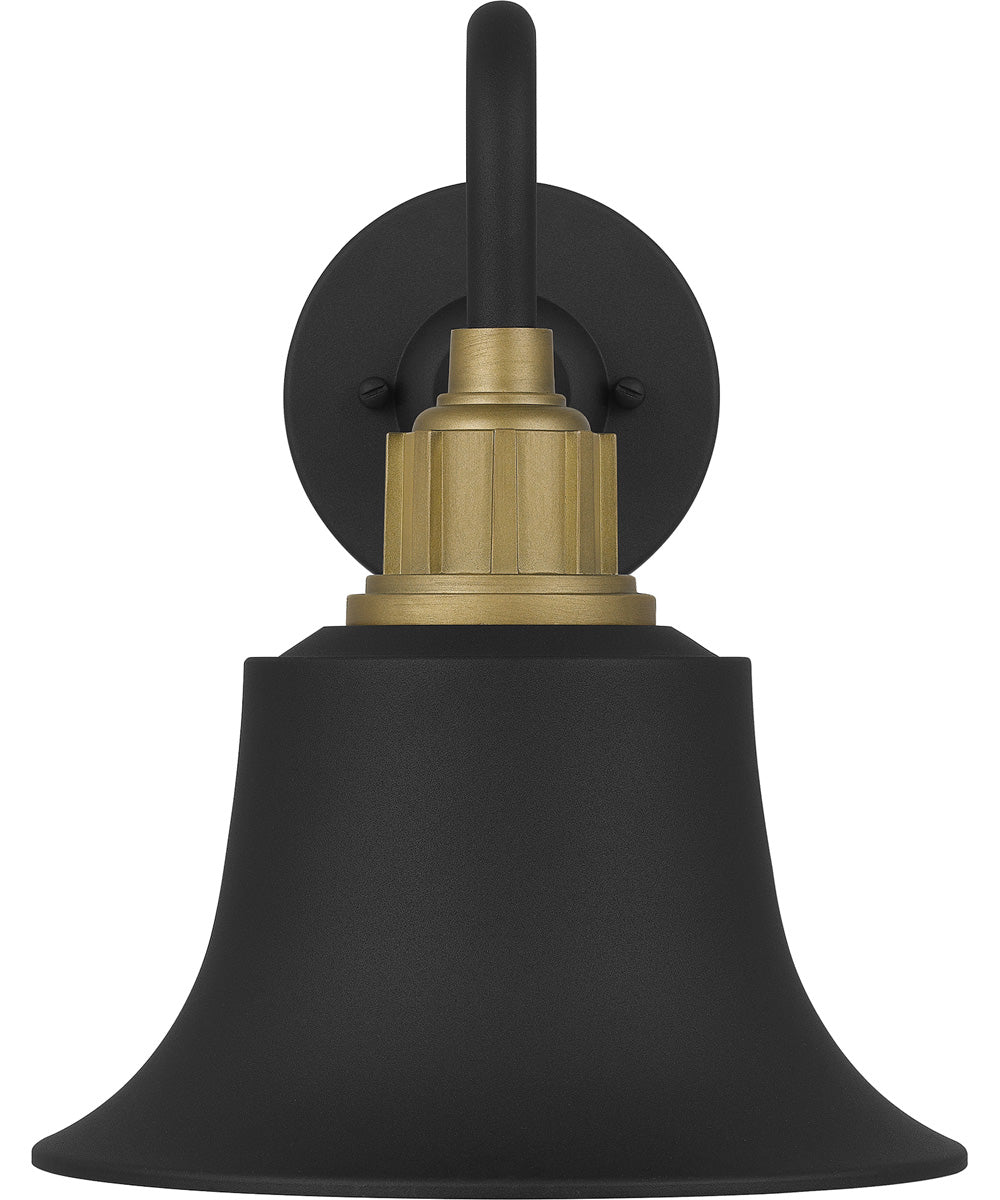 Nocturne Medium 1-light Outdoor Wall Light  Coastal Armour Aluminum Earth Black