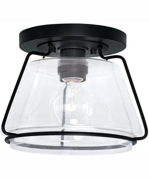 McLane 1-Light Flush Mount Matte Black