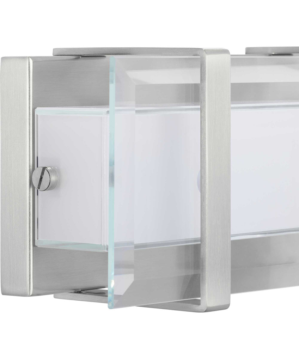 Miter LED 12-1/4" LED Wall Sconce Brushed Nickel