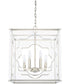 8-Light Foyer In Polished Nickel With Acrylic Panels