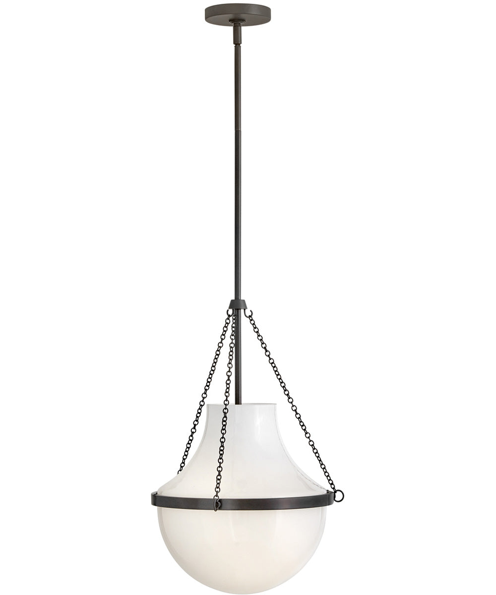 Collins 1-Light Medium Pendant in Black Oxide