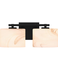 Mather Medium 2-light Bath Light Matte Black