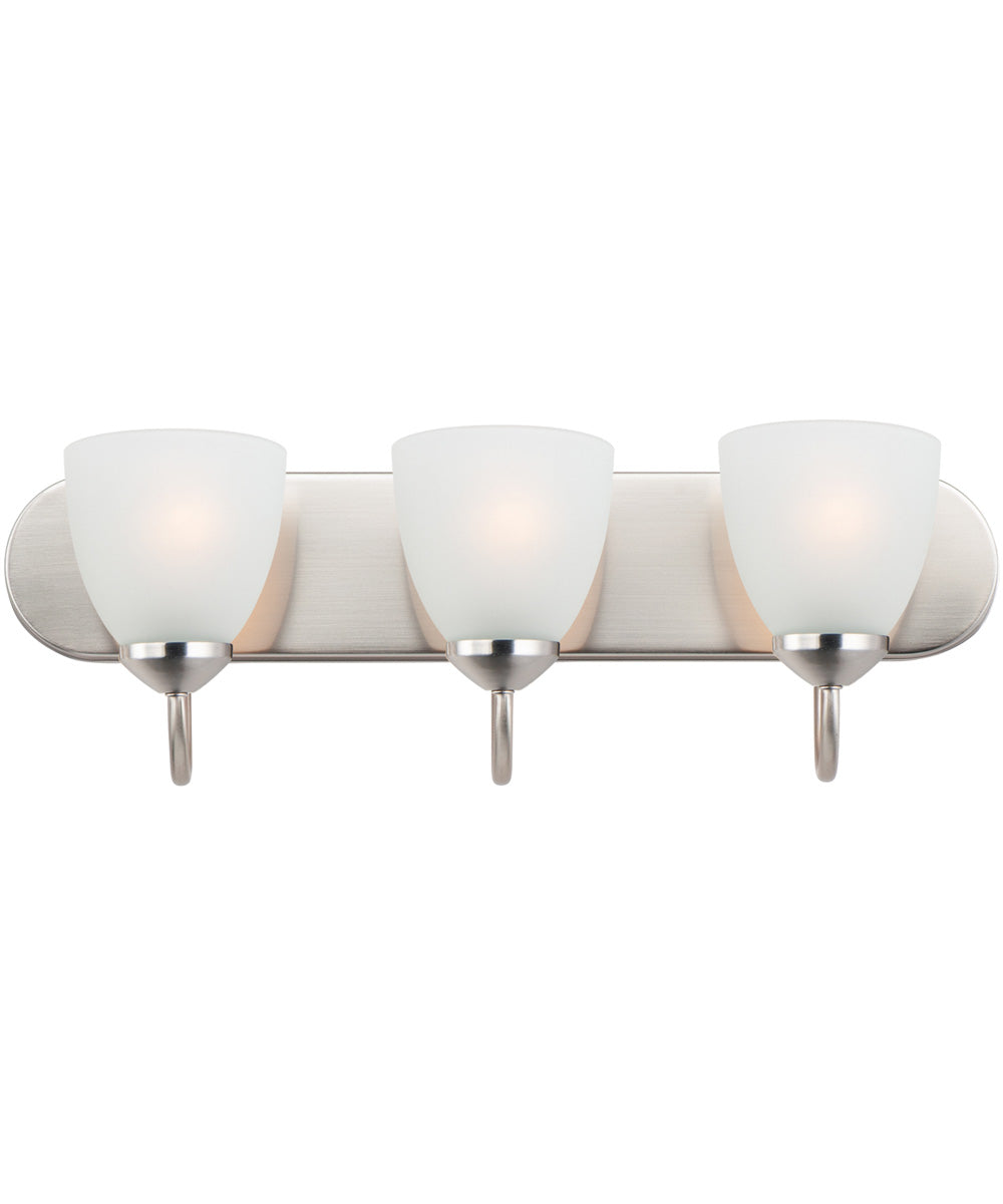 Axis 3-Light Strip Bath Vanity Satin Nickel