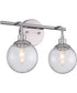 Que 2-Light Vanity Chrome