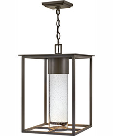 Coen Coastal Elements  1-Light Large Hanging Lantern in Oil Rubbed Bronze