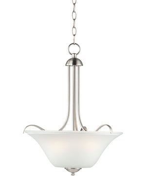 Vital 3-Light Pendant Satin Nickel