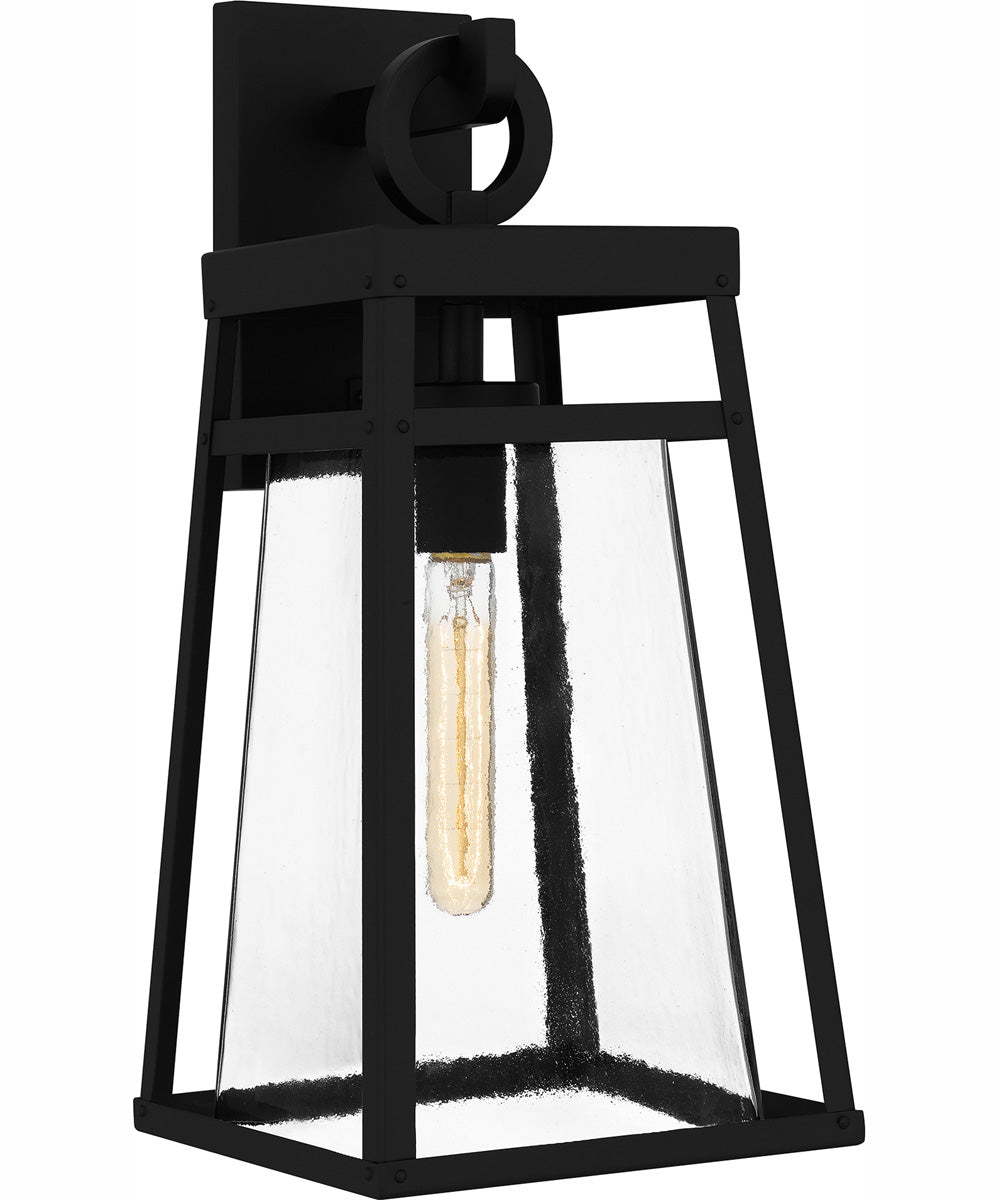 Godfrey Large 1-light Outdoor Wall Light  Coastal Armour Aluminum Matte Black