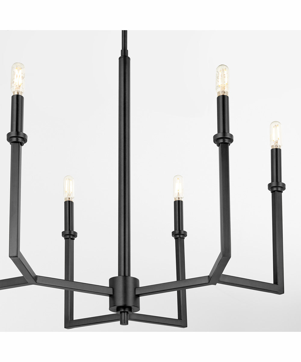 Merrick 6-light Chandelier Matte Black