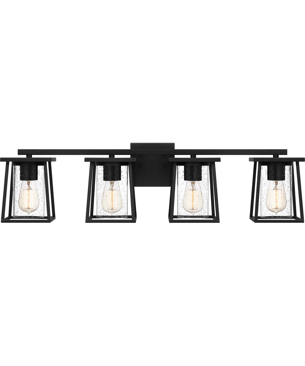 Lodge Extra Large 4-light Bath Light Matte Black