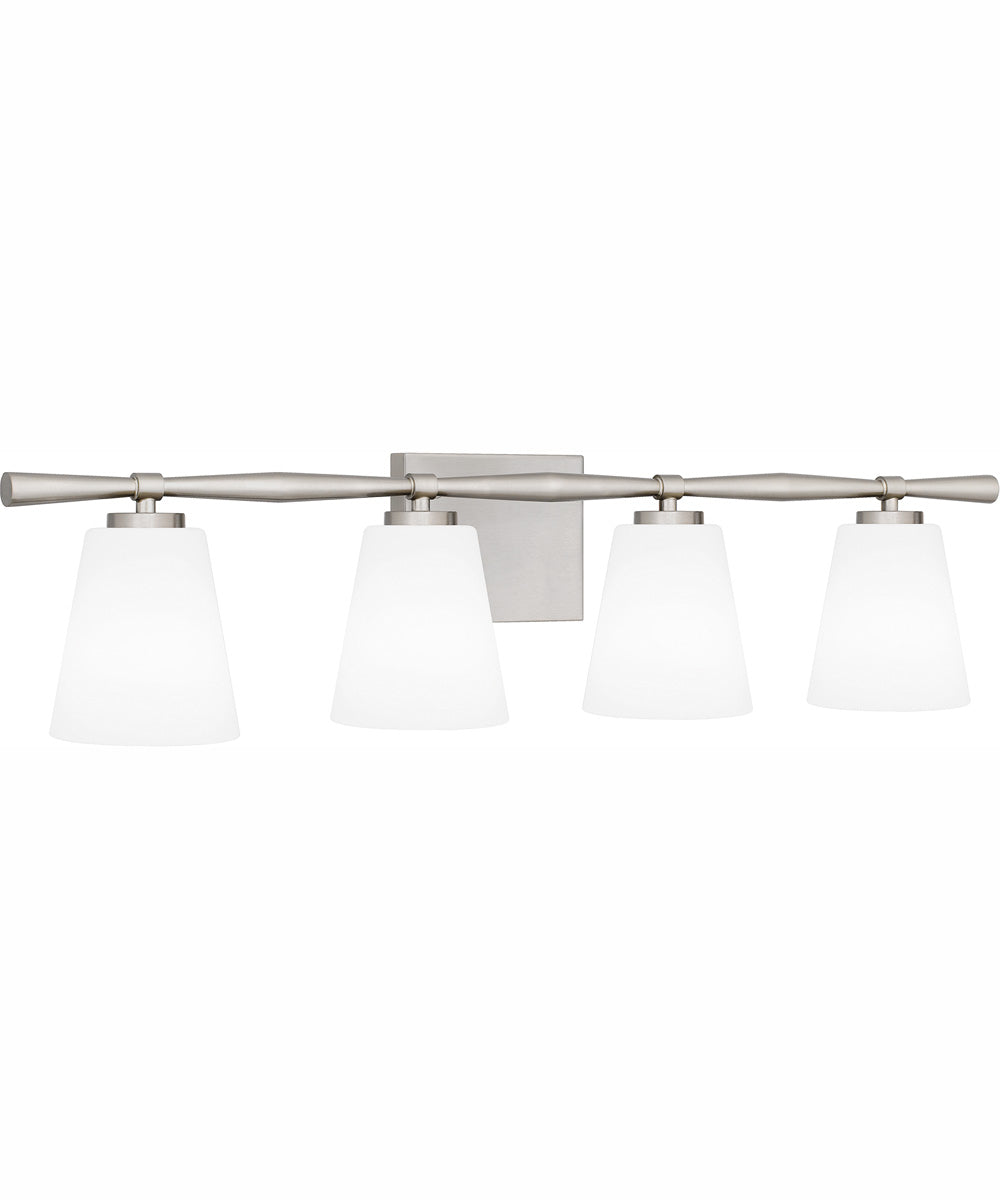 Brindley Extra Large 4-light Bath Light Brushed Nickel