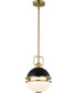 Everton 1-Light Pendant Matte Black