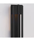 Al Fresco 1-light LED Wall Mount Light Fixture Textured Black
