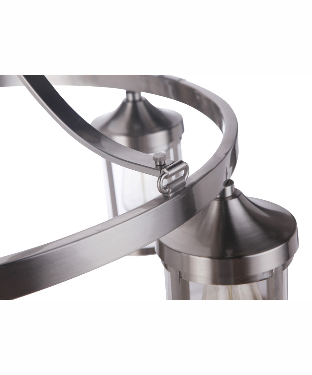 Elliot 5-Light Chandelier Brushed Polished Nickel