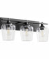Veno 3-light Bath Vanity Light Matte Black