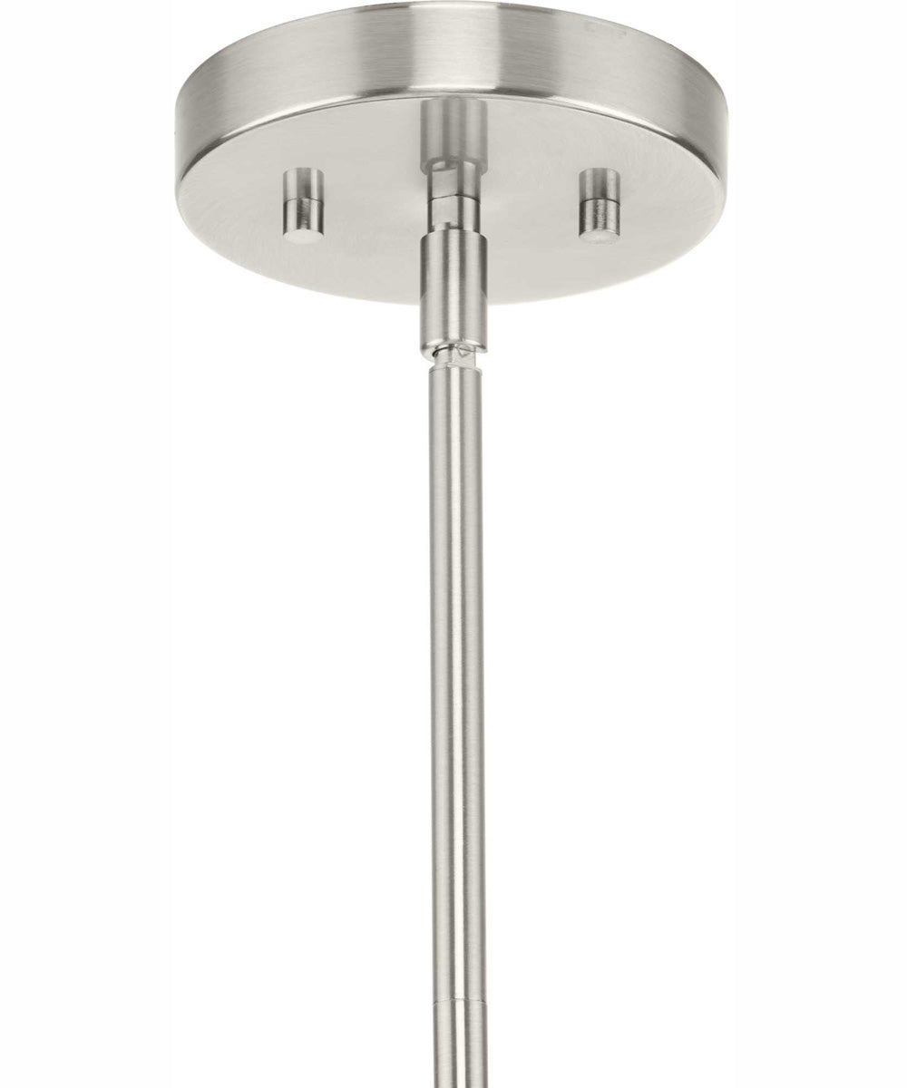 Haas 4-Light Mid-Century Modern Chandelier Brushed Nickel