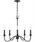 Weston 5-Light Chandelier Matte Black