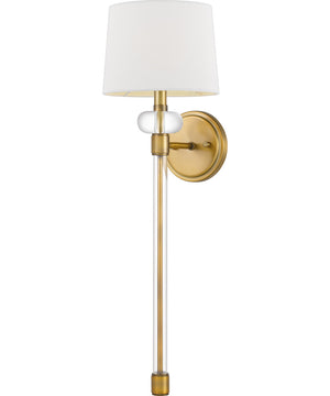 Barbour Small 1-light Wall Sconce Weathered Brass