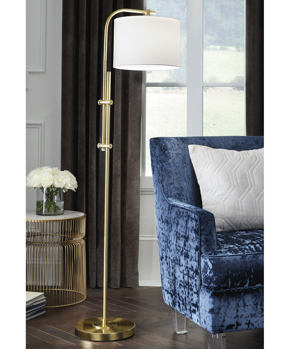 Baronvale Metal Floor Lamp (1/CN) Brass
