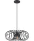 Walworth 1-Light Pendant Black Metal Shade