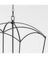 Mantle 5-light Entry Foyer Hall Chandelier Matte Black