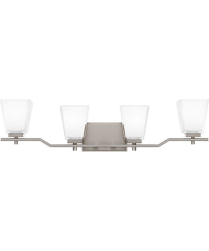 Myra Extra Large 4-light Bath Light Brushed Nickel