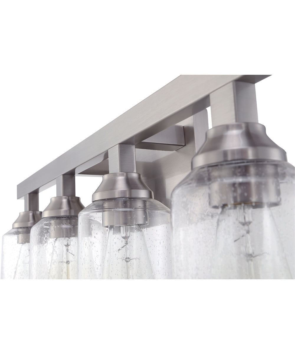 Chicago 4-Light Vanity Brushed Polished Nickel