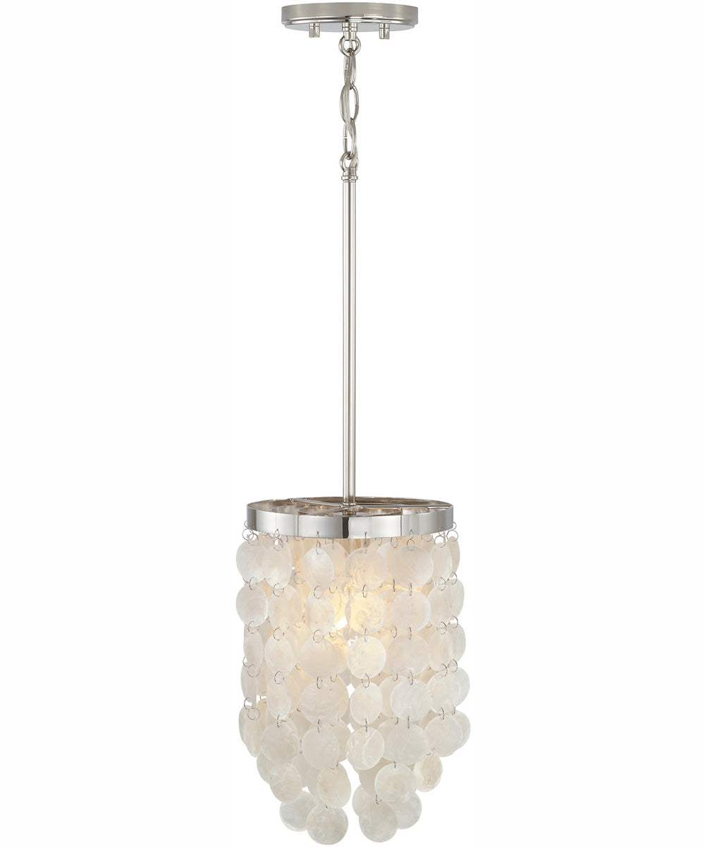 Shelby 1-Light Pendant Polished Nickel
