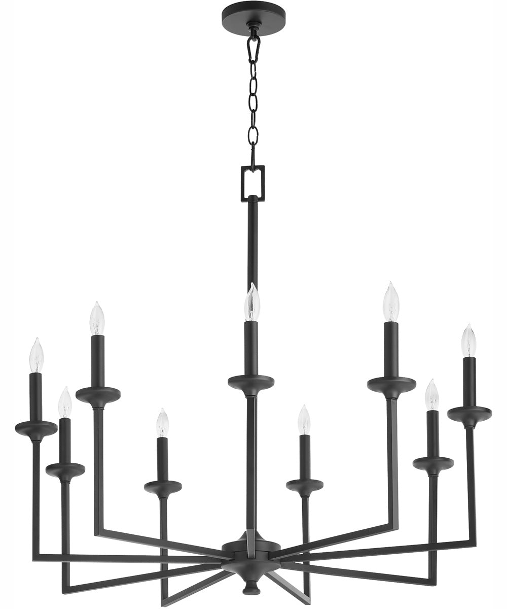 Eldorado 9-light Chandelier Matte Black