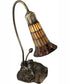 16" High Stained Glass Pond Lily Accent Lamp
