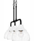 Otten Medium 3-light Island Light Matte Black